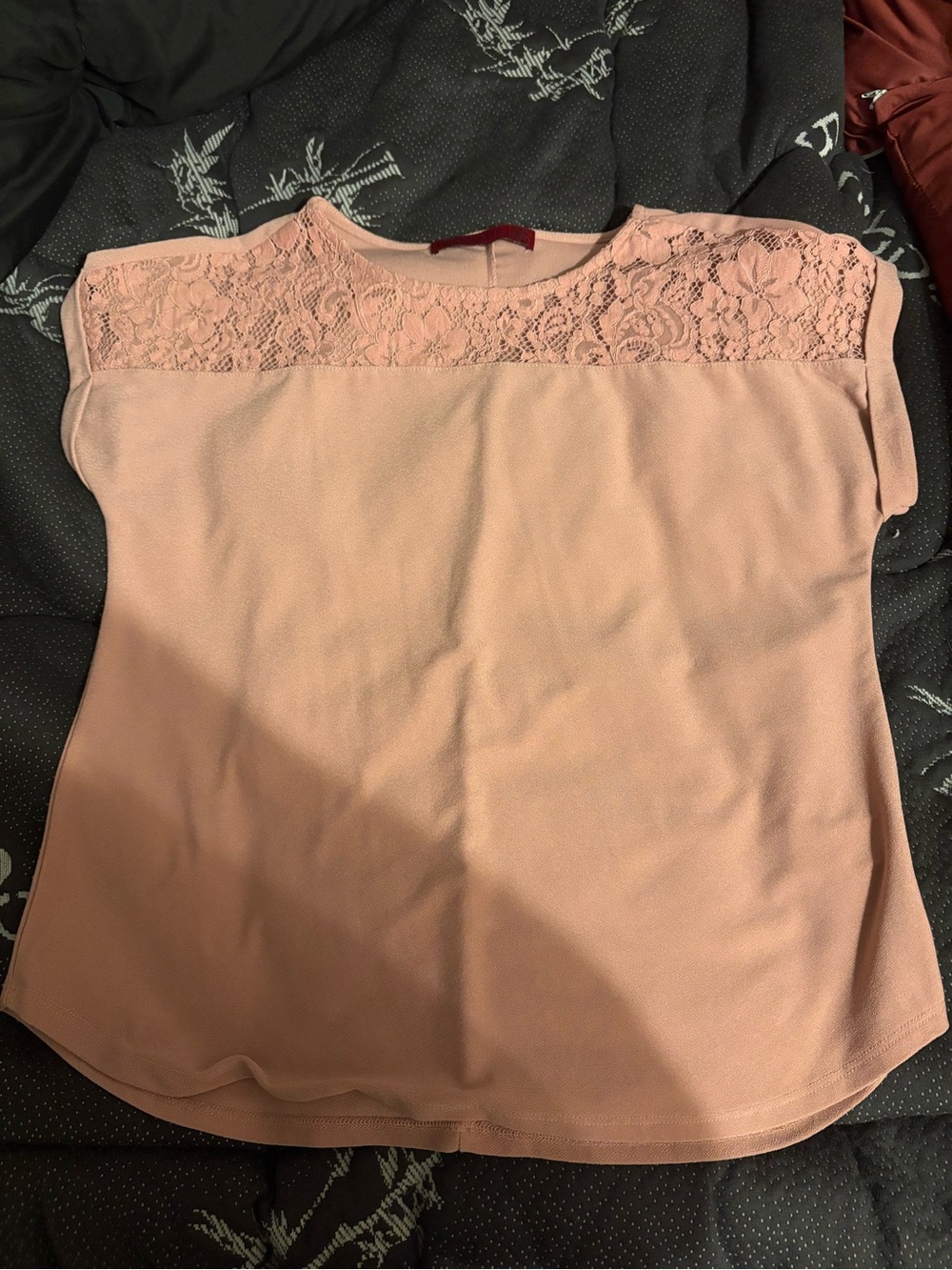 Love Scarlett Pink Blush Blouse Size Medium